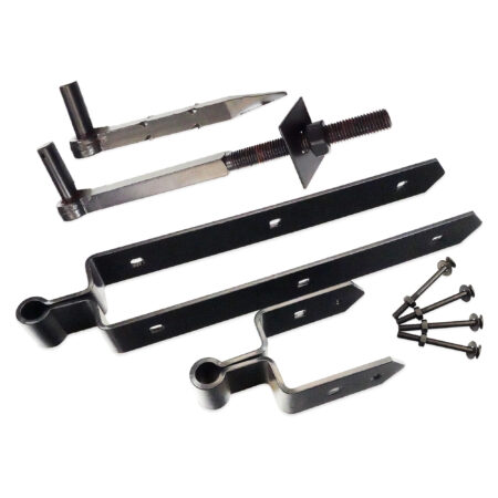 Field Gate Kit - Adjustable 18" - 450mm Black - Image 3