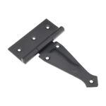Decorative 4" Hinge Black
