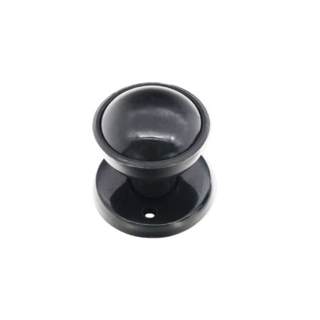 Plastic Rim / Mortice Knob Black - Image 2