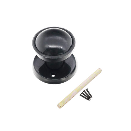 Plastic Rim / Mortice Knob Black - Image 4