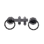 Ring Gate Latch - Twisted Black