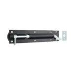 Iron Barrel Bolt - Necked 8" Black