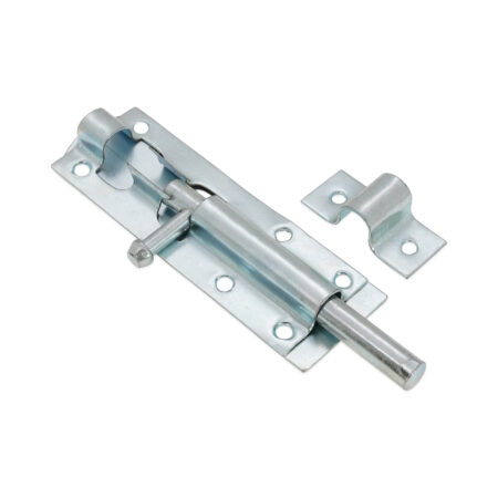 Iron Barrel Bolt - Straight 3" Zinc - Image 2