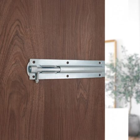 Iron Barrel Bolt - Straight 8" Zinc - Image 3