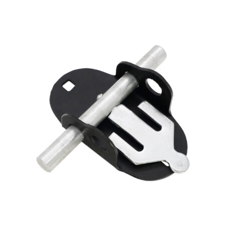 Iron Oval Pad Bolt Black - Image 2