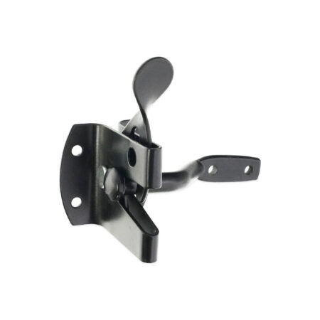 Iron Auto Gate Latch Black