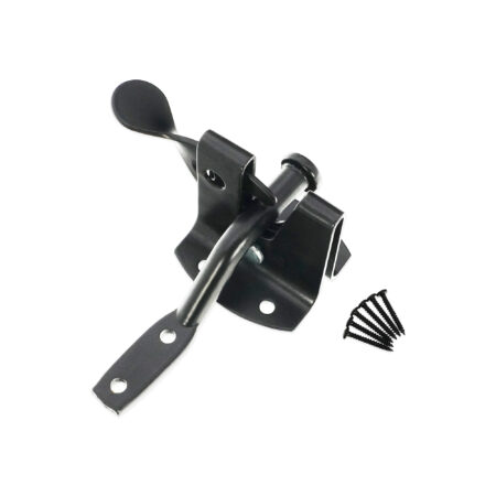 Iron Auto Gate Latch Black - Image 4