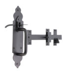 Iron Suffolk Latch - Gothic Black