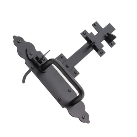 Iron Suffolk Latch - Gothic Black - Image 2