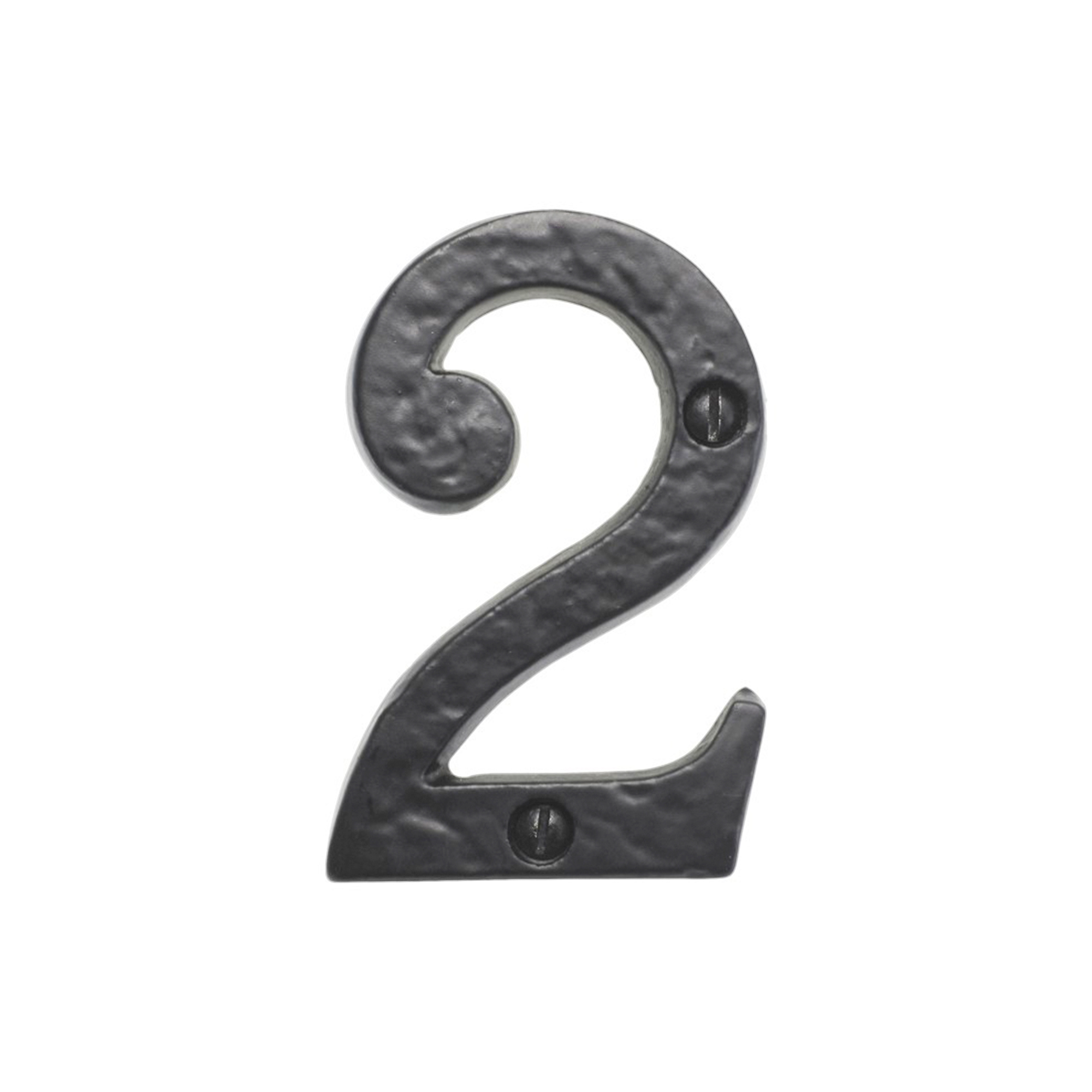 BR43662_1.jpg Spira Brass Door Numerals (Number 2) - Image 1
