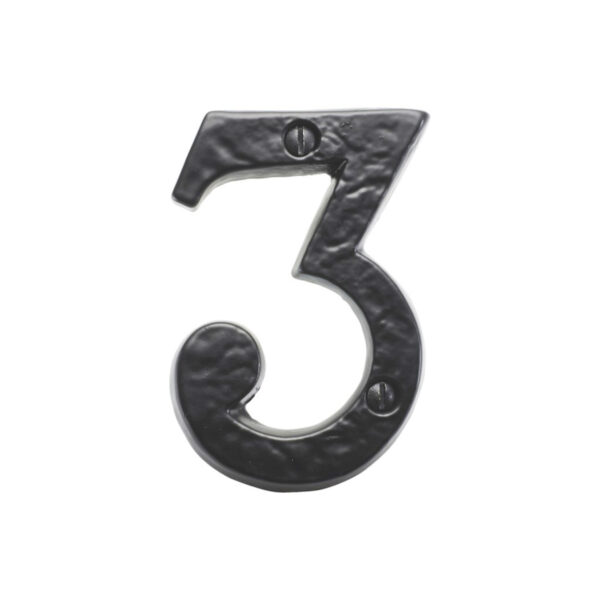 Spira Brass Door Numerals (Number 3)