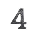 Spira Brass Door Numerals (Number 4)