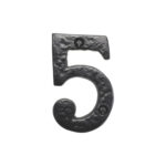 Spira Brass Door Numerals (Number 5)