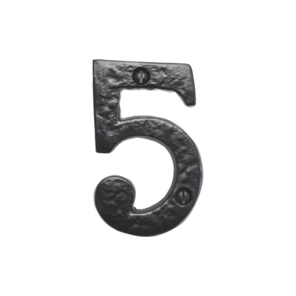 Spira Brass Door Numerals (Number 5)