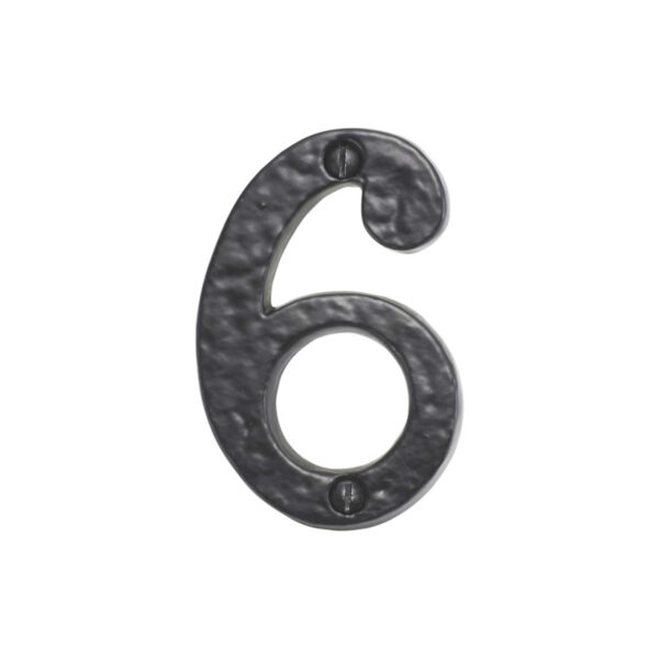 Spira Brass Door Numerals (Number 6)