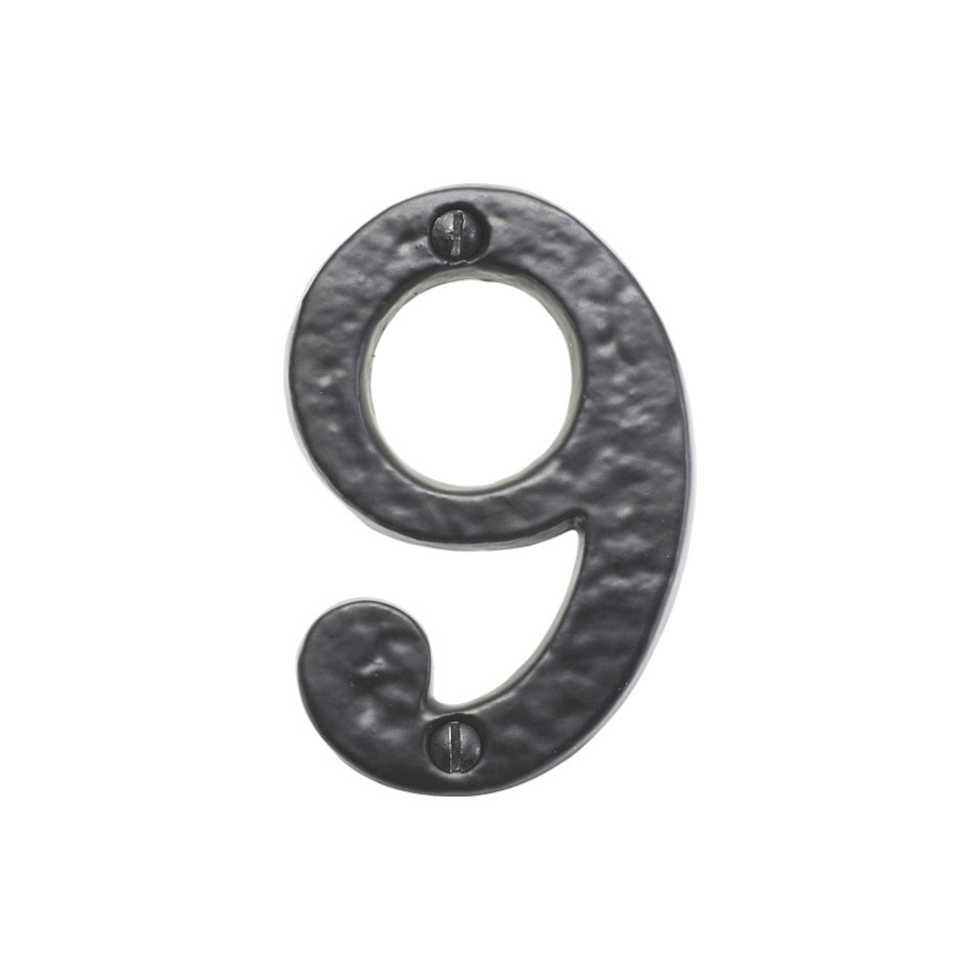 BR43669_1.jpg Spira Brass Door Numerals (Number 9) - Image 1