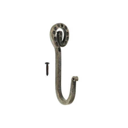 Spira Brass Iron Hook BR603 Pewter - Image 4