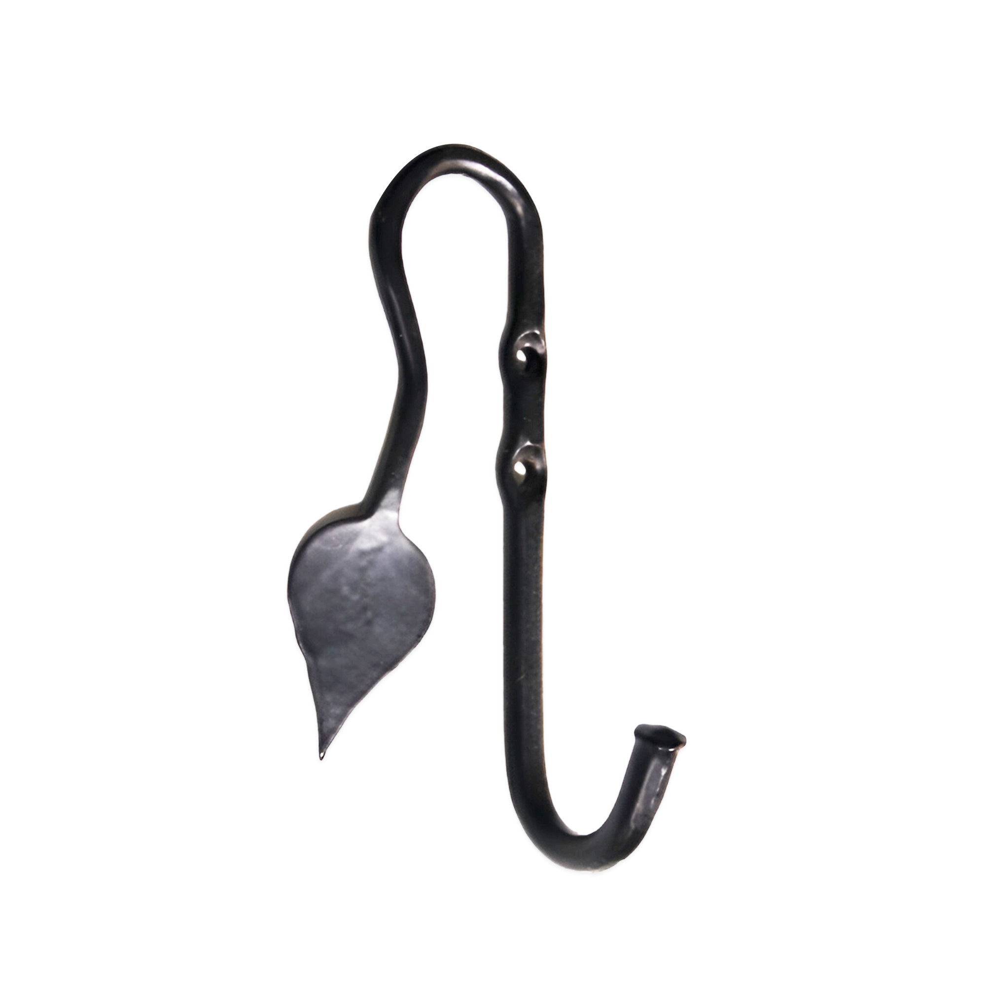 BR609_1.jpg Spira Brass Iron hook BR609 Black - Image 1