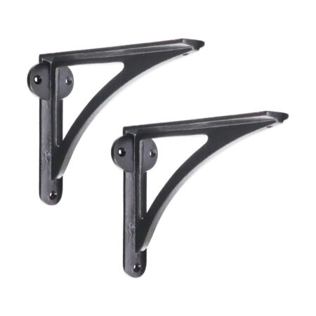 Spira Brass Victorian Ironbridge Shelf Bracket Black (Sold in Pairs) - Image 2