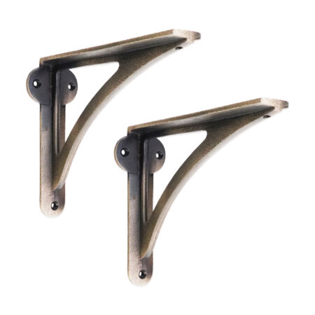 Spira Brass Victorian Ironbridge Shelf Bracket Matt Antique (Sold in Pairs) - Image 2
