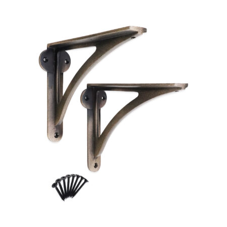 Spira Brass Victorian Ironbridge Shelf Bracket Matt Antique (Sold in Pairs) - Image 4