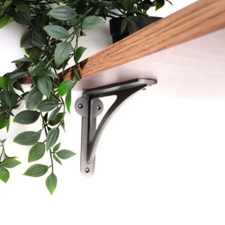 Spira Brass Victorian Ironbridge Shelf Bracket Pewter (Sold in Pairs) - Image 3