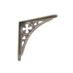 Spira Brass Victorian Gothic Shelf Bracket Matt Antique (Sold in Pairs)