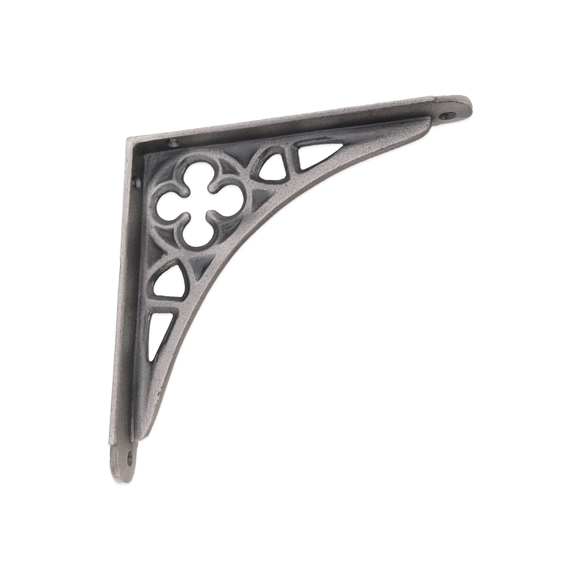 BR705PEW_1.jpg Spira Brass Victorian Gothic Shelf Bracket Pewter (Sold in Pairs) - Image 1