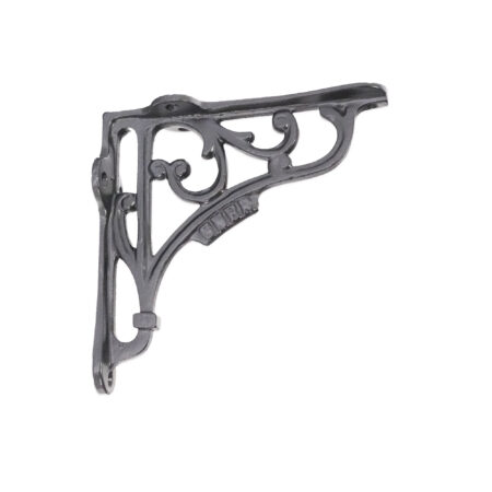 Spira Brass GNER Shelf Bracket Black 125x125mm (Sold in Pairs)