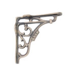 Spira Brass GNER Shelf Bracket Matt Antique 125x125mm (Sold in Pairs)