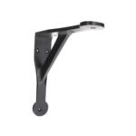 Spira Brass Penny Gallow Shelf Bracket Black (Sold in Pairs)