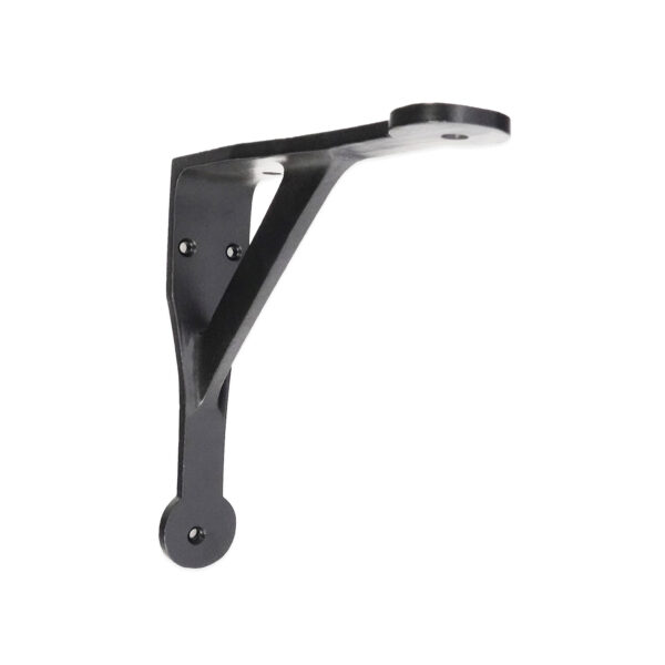 Spira Brass Penny Gallow Shelf Bracket Black (Sold in Pairs)