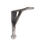 Spira Brass Penny Gallow Shelf Bracket Pewter (Sold in Pairs)