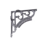 Spira Brass Covent Garden Shelf Bracket Black (Sold in Pairs)