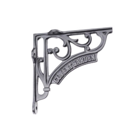 Spira Brass Covent Garden Shelf Bracket Black (Sold in Pairs)