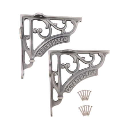 Spira Brass Covent Garden Shelf Bracket Pewter (Sold in Pairs) - Image 4