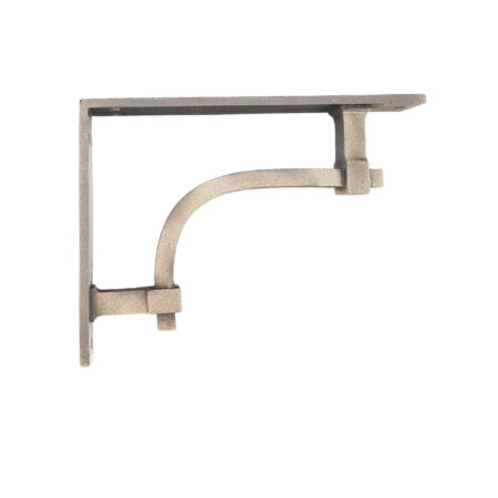 Spira Brass Industrial Shelf Bracket Matt Antique (Sold in Pairs)