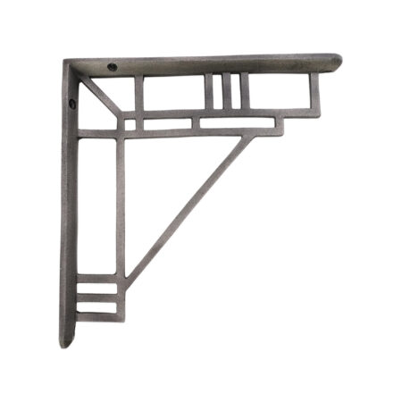 Art Deco Shelf Bracket Pewter (Sold in Pairs)