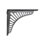Spira Brass Sunrise Shelf Bracket Black (Sold in Pairs)