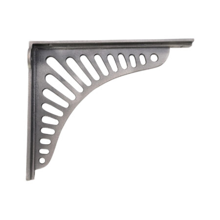 Spira Brass Sunrise Shelf Bracket Pewter (Sold in Pairs)