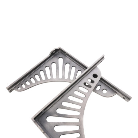 Spira Brass Sunrise Shelf Bracket Pewter (Sold in Pairs) - Image 2