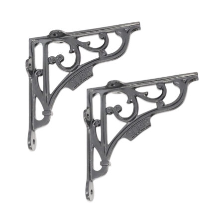 Spira Brass GNER Shelf Bracket Black 150x150mm (Sold in Pairs) - Image 2