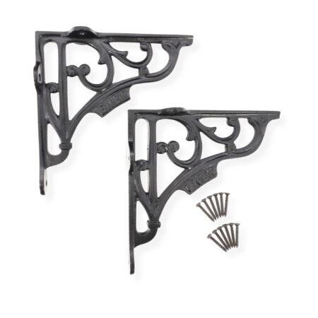 Spira Brass GNER Shelf Bracket Black 150x150mm (Sold in Pairs) - Image 4