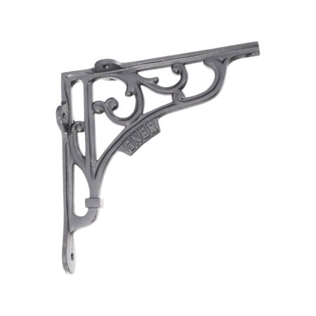 Spira Brass GNER Shelf Bracket Black 180x180mm (Sold in Pairs)