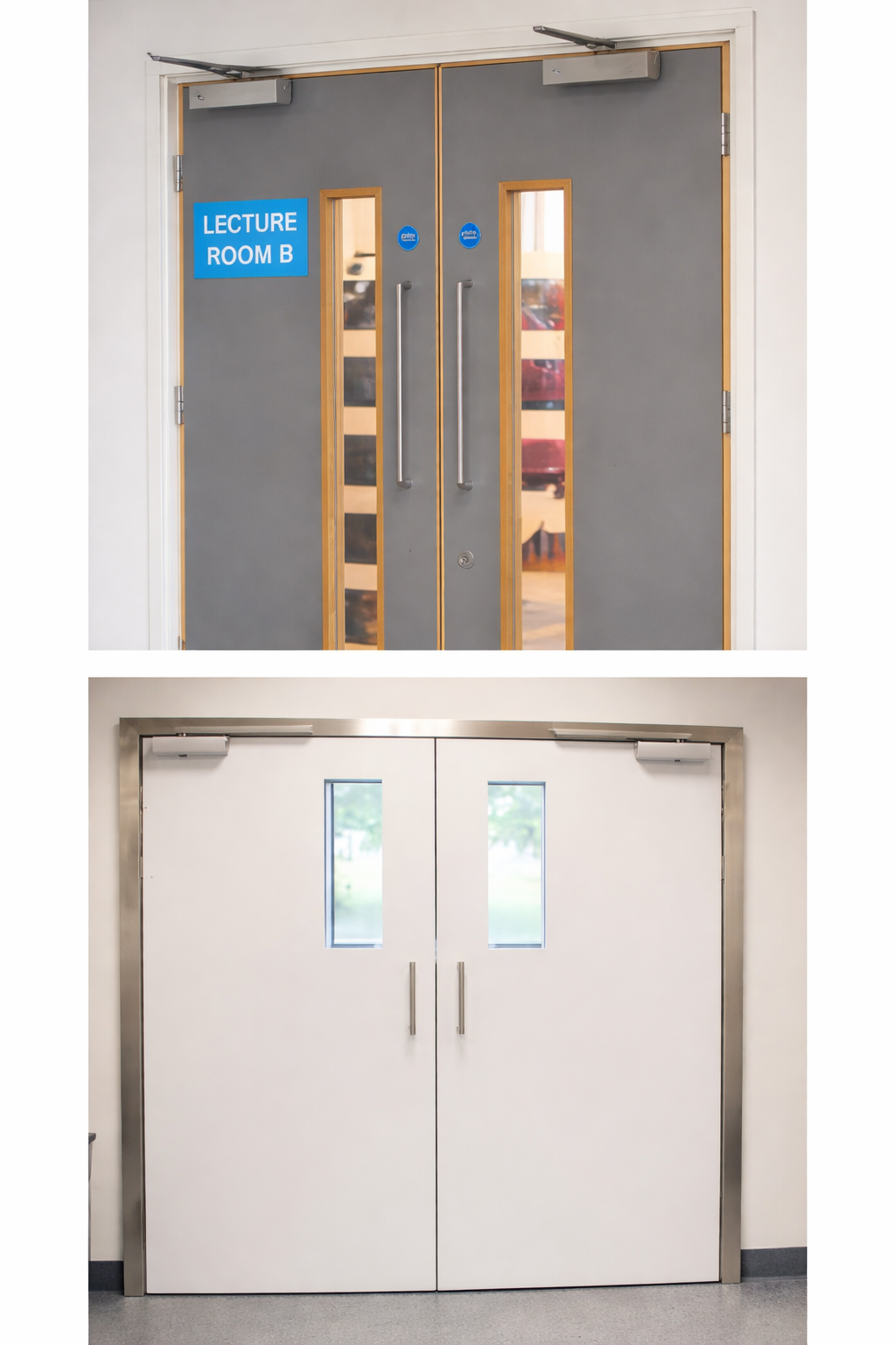 Laminated internal door in contemporary finish
