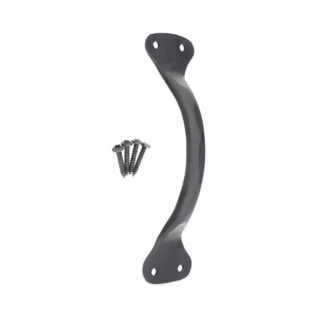 Hammered Pull Handle Medium Matt Black - Image 4