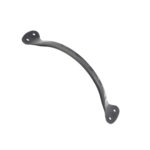 Hammered Pull Handle Large Matt Black