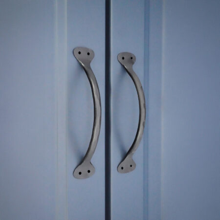 Hammered Pull Handle Large Matt Black - Image 3