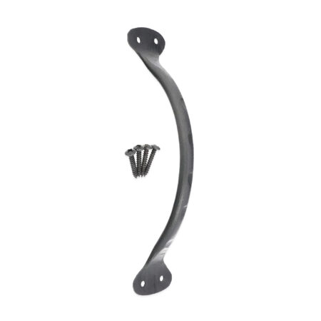 Hammered Pull Handle Large Matt Black - Image 4