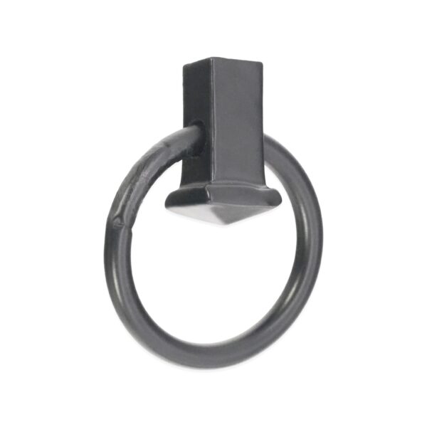 Quadrate Ring Drop Pull Matt Black